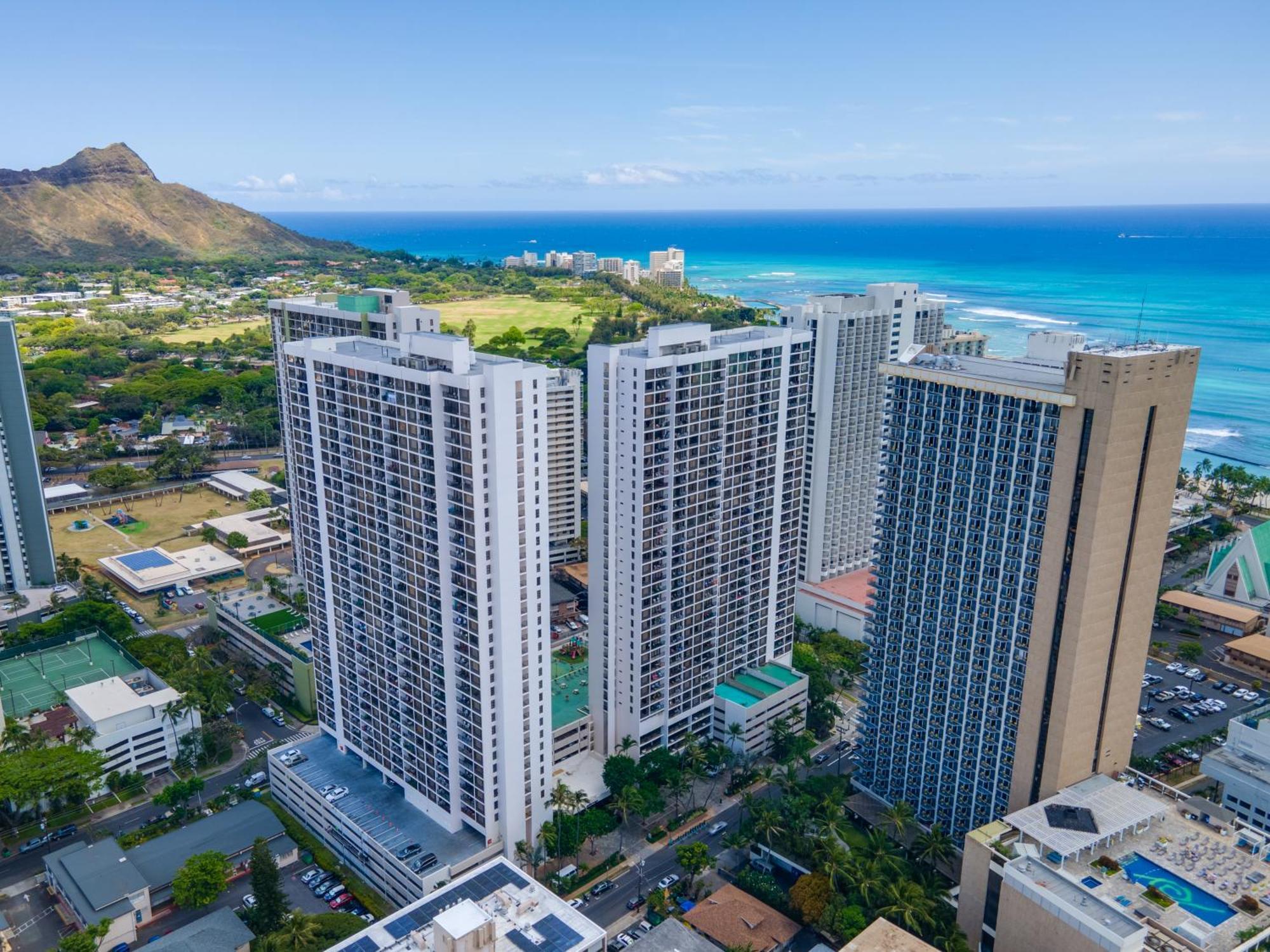 1Br With Great Ocean Views, 1 Block To Waikiki Beach Honolulu Kültér fotó